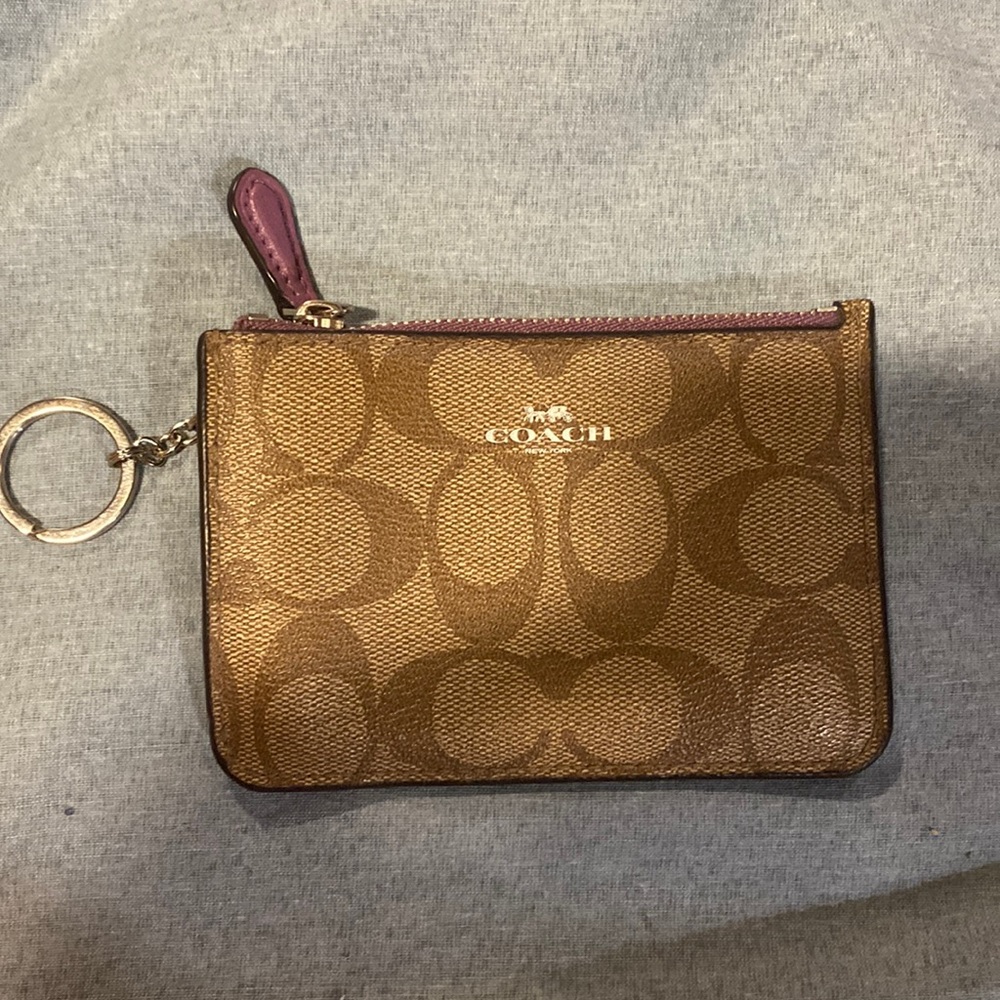 Key chain wallet coins